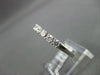 ESTATE .63CT DIAMOND 14KT WHITE GOLD 9 STONE CLASSIC ANNIVERSARY RING 2mm #20132