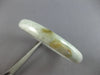 ESTATE AAA JADE HANDCRAFTED CLASSIC 3D SOLID LUCKY BANGLE BRACELET #27746