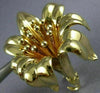 ESTATE LARGE TIFFANY & CO. 18KT YELLOW GOLD 3D CLASSIC FLOWER BROOCH PIN #26539