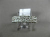 ESTATE 1.50CT DIAMOND 14KT WHITE GOLD TWO ROW CLASSIC WEDDING ANNIVERSARY RING