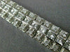 WIDE 1.55CT DIAMOND 14K YELLOW GOLD ROUND CHANNEL 2 ROW WEDDING ANNIVERSARY RING