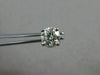 CLASSIC 1.07CT ROUND DIAMOND PLATINUM 4 PRONG 3D STUD EARRINGS F/G VS/SI1 #2048