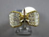 LARGE 2.02CT DIAMOND 14KT YELLOW GOLD INVISIBLE MARQUISE SHAPE SEMI MOUNT RING