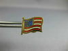 ESTATE 14KT YELLOW GOLD 3D CLASSIC HANDCRAFTED AMERICAN FLAG PIN