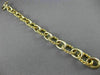 ESTATE LARGE 18KT WHITE & YELLOW GOLD CLASSIC ITALIAN ROPE LINK BRACELET #21483