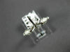 ESTATE .55CT DIAMOND 14K WHITE GOLD 3D MARQUISE SEMI MOUNT ENGAGEMENT RING #5771