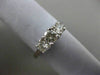 ESTATE 1.02CT DIAMOND 14K WHITE GOLD 3 STONE PAST PRESENT FUTURE ENGAGEMENT RING