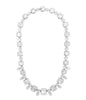 EXTRA LARGE 30.04CT DIAMOND 18KT WHITE GOLD MULTI SHAPE SQUARE ETERNITY NECKLACE