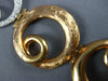 EXTRA LARGE & LONG 1.10CT DIAMOND 18KT 2 TONE GOLD SWIRL TOGGLE ITALIAN BRACELET