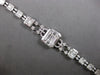EXTRA LARGE 6.48CT DIAMOND 18KT WHITE GOLD ROUND BAGUETTE & MARQUISE 3D BRACELET