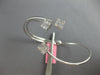 WIDE .77CT DIAMOND 18KT WHITE GOLD ROUND & BAGUETTE FLEXIBLE FUN BANGLE BRACELET