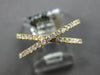 ESTATE .43CT DIAMOND 18KT YELLOW GOLD 3D CLASSIC CRISS CROSS INFINITY LOVE RING