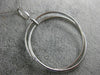 LARGE 1.25CT DIAMOND & SAPPHIRE 18KT WHITE GOLD 3D CIRCULAR INTERTWINING PENDANT