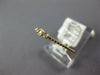 ESTATE SMALL .03CT DIAMOND 18KT YELLOW GOLD 3D CLASSIC 3 STONE BEADED FUN RING