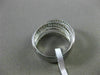 ESTATE WIDE 1.13CT DIAMOND 18KT WHITE GOLD 3D MULTI ROW CRISS CROSS FUN RING