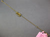 ESTATE .21CT FANCY YELLOW DIAMOND 18KT YELLOW GOLD 3D CLASSIC LOVE BRACELET