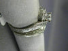 ESTATE WIDE .50CT DIAMOND 14K WHITE GOLD 3D FILIGREE WEDDING ENGAGEMENT RING SET