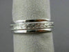 ESTATE 14K WHITE GOLD 3D CLASSIC FILIGREE MILGRAIN WEDDING ANNIVERSARY RING 1518
