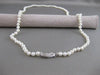 ESTATE 4.5- 5MM SOUTH SEA PEARL 14K WHITE GOLD PRINCESS NECKLACE 18" INCH #21026