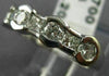 ESTATE 1.20CT DIAMOND 14KT WHITE GOLD 7 STONE SEMI BEZEL ANNIVERSARY RING #22471