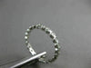 ESTATE .46CT DIAMOND 14KT WHITE GOLD 3D BEZEL ETERNITY WEDDING ANNIVERSARY RING