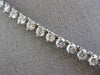 ESTATE MASSIVE 23.81CT DIAMOND & COLOMBIAN EMERALD 18KT GOLD 3D TENNIS NECKLACE