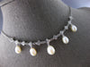 LARGE .80CT DIAMOND & AAA PEARL 14KT WHITE GOLD GRADUATING CHANDELIER NECKLACE