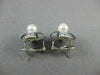 ANTIQUE DIAMOND & AAA SOUTH SEA PEARL 14KT WHITE GOLD CLIP ON EARRINGS #2666