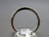 ESTATE .18CT DIAMOND 18KT WHITE GOLD 3D 1.5MM ROUND WEDDING ANNIVERSARY RING