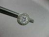 ANTIQUE 1.96CT DIAMOND 14KT WHITE GOLD FILIGREE HALO STUD EARRINGS AMAZING #2708