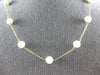 ESTATE AAA SOUTH SEA PEARL 14KT YELLOW GOLD 3D BY THE YARD NECKLACE #23899