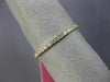 ESTATE .43CT DIAMOND 18KT YELLOW GOLD CLASSIC ETERNITY WEDDING ANNIVERSARY RING