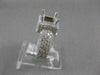 ESTATE 1.64CTW DIAMOND 14KT WHITE GOLD PAVE SEMI MOUNT ENGAGEMENT RING #19867