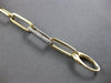 ESTATE 1.54CT DIAMOND 14KT 2 TONE GOLD 3D OVAL LINK BY THE YARD TENNIS BRACELET