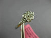 ESTATE .56CT DIAMOND 18KT WHITE GOLD ROUND 4 LEAF CLOVER SQUARE FLOWER LOVE RING