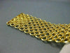 ANTIQUE 33MM WIDE 18K YELLOW GOLD HAND CRAFTED SOLID BRACELET ONE OF A KIND#1557