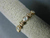 ESTATE .26CT DIAMOND 14K ROSE GOLD 3D FLOWER FILIGREE WEDDING ANNIVERSARY RING