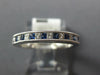 .52CT DIAMOND & AAA SAPPHIRE 18KT WHITE GOLD PRINCESS CHANNEL ANNIVERSARY RING