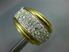 ESTATE LARGE 2.70CT DIAMOND 14K WHITE & YELLOW GOLD CLIP ON EARRINGS E VVS #635