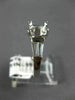 WIDE .65CT DIAMOND PLATINUM ROUND & BAGUETTE SEMI MOUNT ENGAGEMENT RING #18678