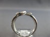 WIDE 1.39CT DIAMOND & AAA SAPPHIRE 14KT WHITE GOLD PEAR SHAPE & ROUND LOVE RING