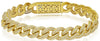 6.93CT DIAMOND 18KT YELLOW GOLD 3D CLASSIC CUBAN ETERNITY UNISEX TENNIS BRACELET