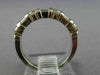 ESTATE WIDE .56CT ROUND & BAGUETTE DIAMOND 14K WHITE GOLD ANNIVERSARY RING 22509