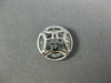 ESTATE LARGE .55CT DIAMOND 18K WHITE GOLD 3D CLASSIC DOUBLE HALO JACKET EARRINGS