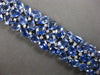 EXTRA LARGE 83.12CT DIAMOND & AAA TANZANITE 18KT WHITE GOLD MULTI SHAPE BRACELET