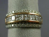 ESTATE LARGE 1.72CT WHITE & PINK DIAMOND 18K WHITE & ROSE GOLD ANNIVERSARY RING
