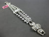 EXTRA LARGE 16.43CT DIAMOND 18KT WHITE GOLD MULTI SHAPE ROYAL COCKTAIL BRACELET