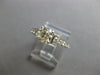 ESTATE 1.11CT DIAMOND 18K WHITE GOLD 3D ROUND GRADUATING 4 PRONG ENGAGEMENT RING
