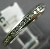 ESTATE .38CT DIAMOND 14KT WHITE GOLD 3D CLASSIC CHANNEL ANNIVERSARY RING #18944