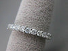 ESTATE 1.25CTW DIAMOND SHARE PRONG ETERNITY ANNIVERSARY 14KT W GOLD RING #20908
